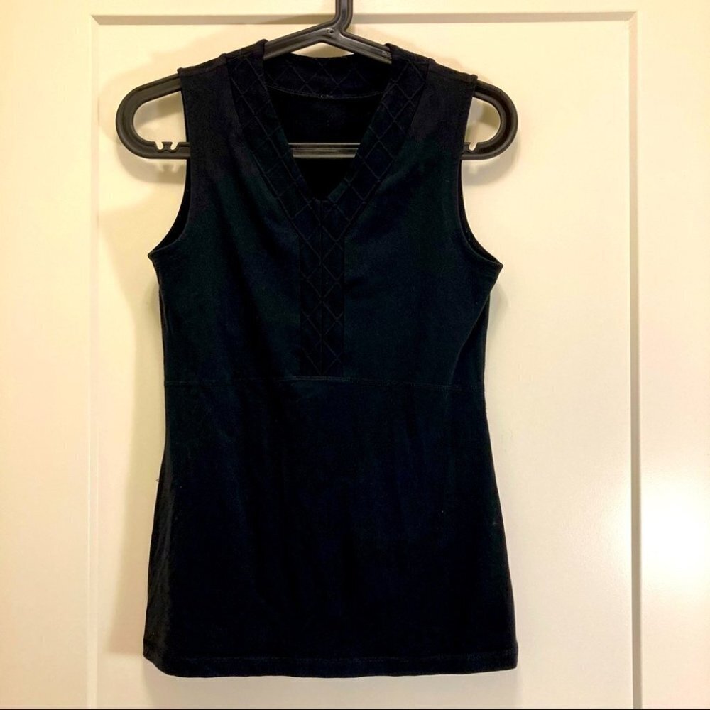 LULULEMON Sz S Tank top with Embellished V-neck